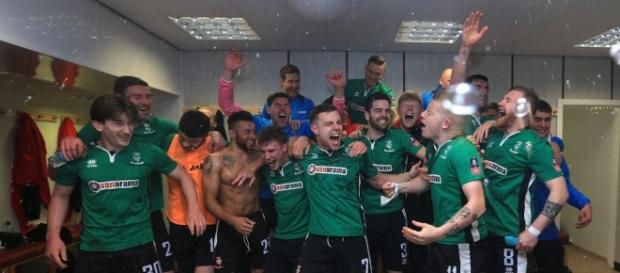 Lincoln City beat Burnley to set up a 'David vs Goliath' tie against Arsenal - mirror.co.uk Lincoln City beat Burnley to set up a 'David vs Goliath' tie against Arsenal - mirror.co.uk
