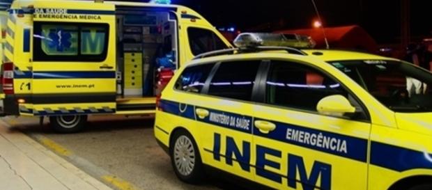 Vítimas foram socorridas pelos bombeiros e elementos do INEM Vítimas foram socorridas pelos bombeiros e elementos do INEM