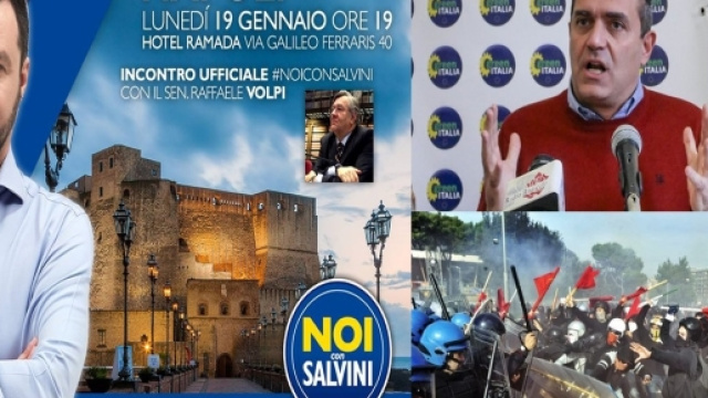 Salvini a Napoli, scontri sociali e istituzionale