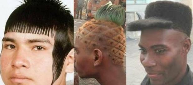 Cortes de cabelo que não agradaram. Cortes de cabelo que não agradaram.