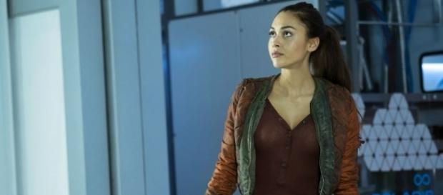 Raven (Lindsey Morgan) in 'The 100'/Photos via 'The 100'/The CW Raven (Lindsey Morgan) in 'The 100'/Photos via 'The 100'/The CW