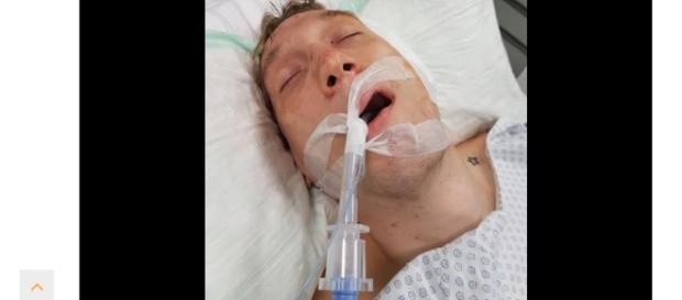Wurde mit einer Axt von dem Amokläufer in den Kopf geschlagen. Quelle: Facebook Wurde mit einer Axt von dem Amokläufer in den Kopf geschlagen. Quelle: Facebook