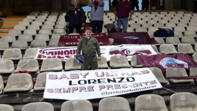 Lorenzo baby ultras del Cittadella