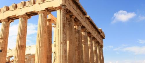 Il Partenone ad Atene, in Grecia