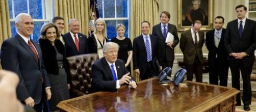 Donald Trump's first months in the Whte House have been total chaos / Photo by Esquire.com via Blasting News library