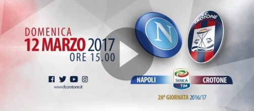 LIVE Napoli-Crotone: info streaming & formazioni