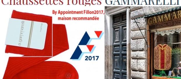 Faute de pouvoir se vêtir chez Berluti, les fillonnistes optent pour les chaussettes rouges Gammarelli de François Fillon Faute de pouvoir se vêtir chez Berluti, les fillonnistes optent pour les chaussettes rouges Gammarelli de François Fillon