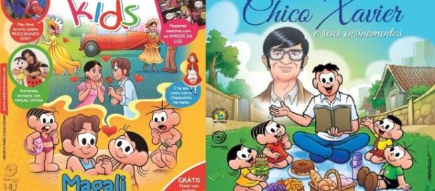 Mônica e seus amigos participaram de histórias espíritas Mônica e seus amigos participaram de histórias espíritas