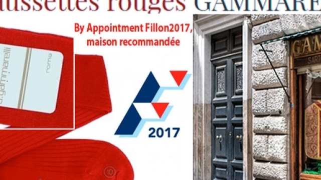 Faute de pouvoir se vêtir chez Berluti, les fillonnistes optent pour les chaussettes rouges Gammarelli de François Fillon