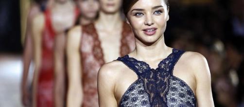 Paris Fashion Week: Cara Delevingne and Miranda Kerr walk for ... - dailymail.co.uk