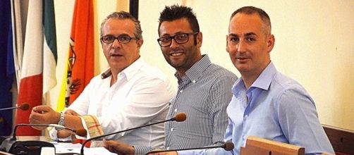 I consiglieri comunali Ferrero, Pintaldi e Rosa