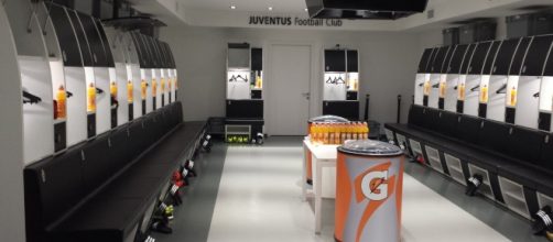 Lo spogliatoio dello Juventus Stadium