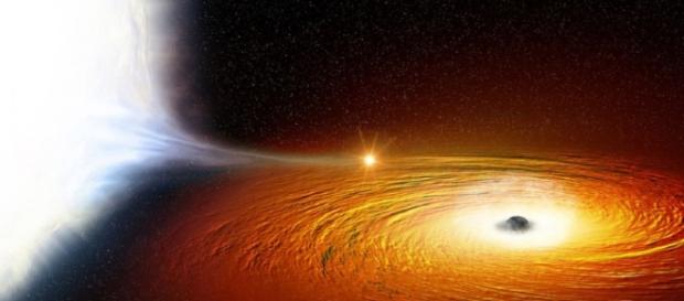 Star discovered whipping around a black hole twice an hour ... - sciencedaily.com Star discovered whipping around a black hole twice an hour ... - sciencedaily.com