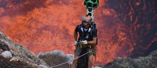 Google Street View ci porta dentro il cratere Marum - ADSLZone