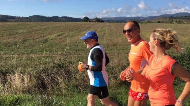 il podista arilicense Fabrizio Amicabile