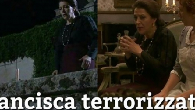 Il Segreto: donna Francisca terrorizzata.