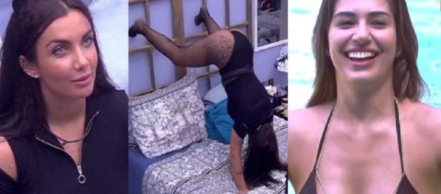 Elettra dá em cima de Vivian, pede para pegar no seio e faz 'dança do acasalamento' Elettra dá em cima de Vivian, pede para pegar no seio e faz 'dança do acasalamento'