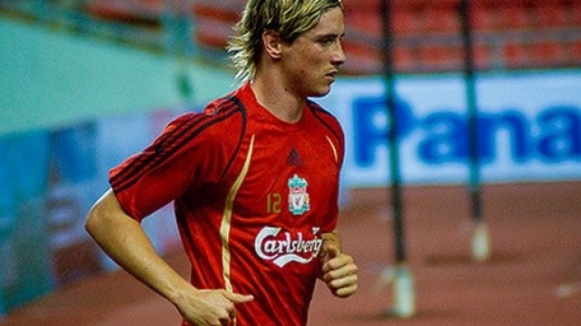 Fernando Torres ai tempi del Liverpool.