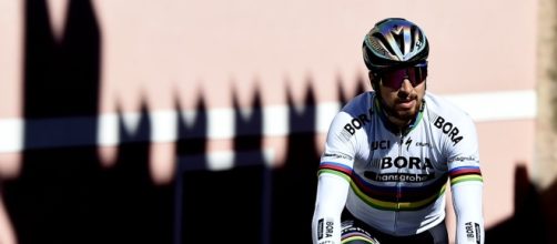 Peter Sagan alla Tirreno Adriatico - Foto La Presse/Ferrari