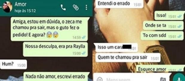 Confira a conversa de um casal que foi de um momento embaraçoso para outro Confira a conversa de um casal que foi de um momento embaraçoso para outro