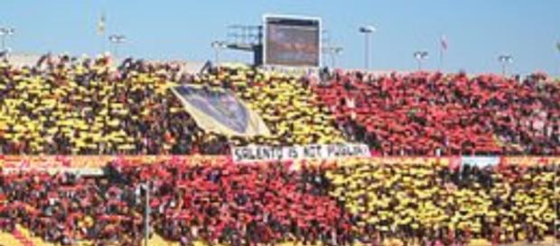 Tanti tifosi del Lecce a Foggia. Tanti tifosi del Lecce a Foggia.