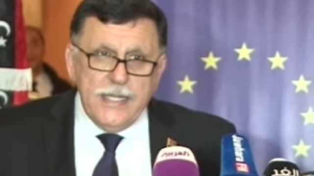 Il primo ministro libico Fayez Al Serraj