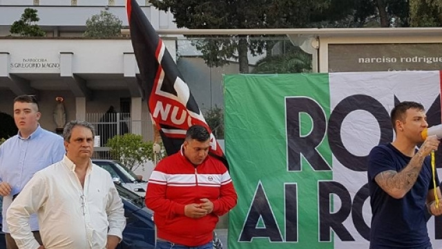 incontro alla Magliana di Forza Nuova e Roma ai Romani