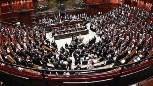 Roma, Camera dei deputati durante un Question time
