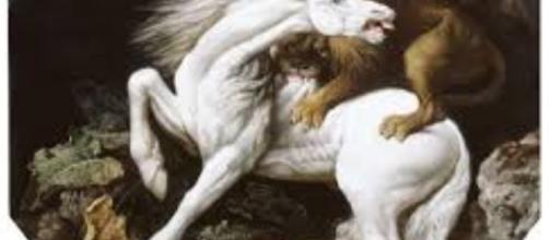 “A Horse Frightened by a Lion” by George Stubbs FAIR USE tate.org.uk Creative Commons
