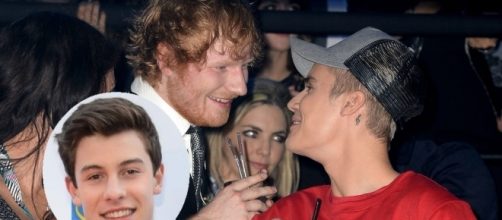 Ed Sheeran falou sobre 'dar uns pegas' em Justin Bieber e Shawn Mendes