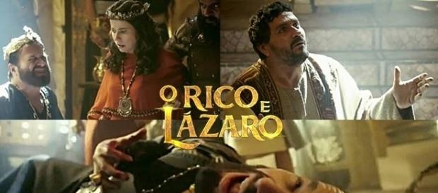 Morte do rei Eliaquim na novela 'O Rico e Lázaro' Morte do rei Eliaquim na novela 'O Rico e Lázaro'
