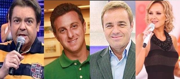 Salários de alguns apresentadores chegam na casa dos milhões de reais. Salários de alguns apresentadores chegam na casa dos milhões de reais.