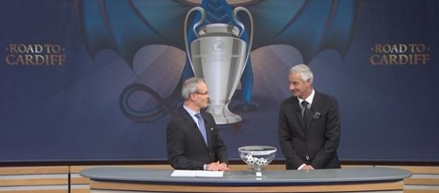 Sorteggio dei quarti di finale della Champions League Sorteggio dei quarti di finale della Champions League