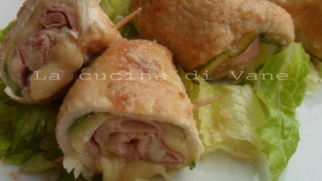 involtini di pollo con cotto e formaggio - pinterest.com