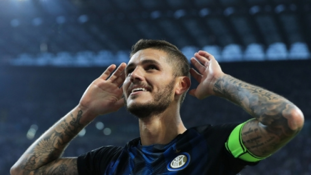 Serie A, il centravanti dell'Inter Icardi