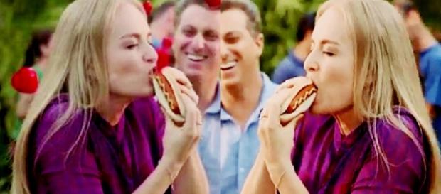 Após 'carne podre' aparecer, Angélica diz que é vegetariana e acaba humilhada; veja Após 'carne podre' aparecer, Angélica diz que é vegetariana e acaba humilhada; veja