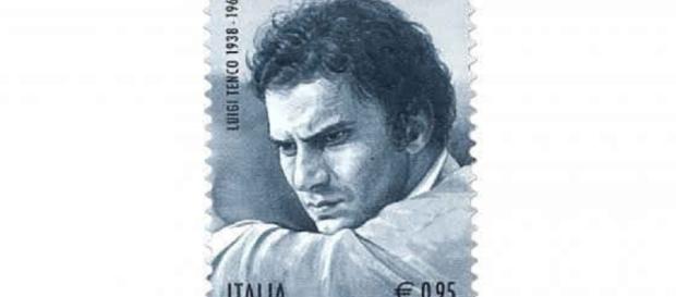Il Francobollo commemorativo per Tenco Il Francobollo commemorativo per Tenco
