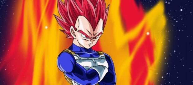 vegeta ssj god red