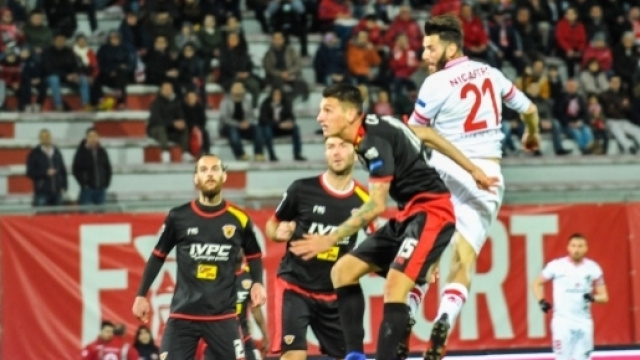 Ottava "perla" del bomber Nicastro e il Perugia sogna il salto in Serie A (Foto Cerqueglini)