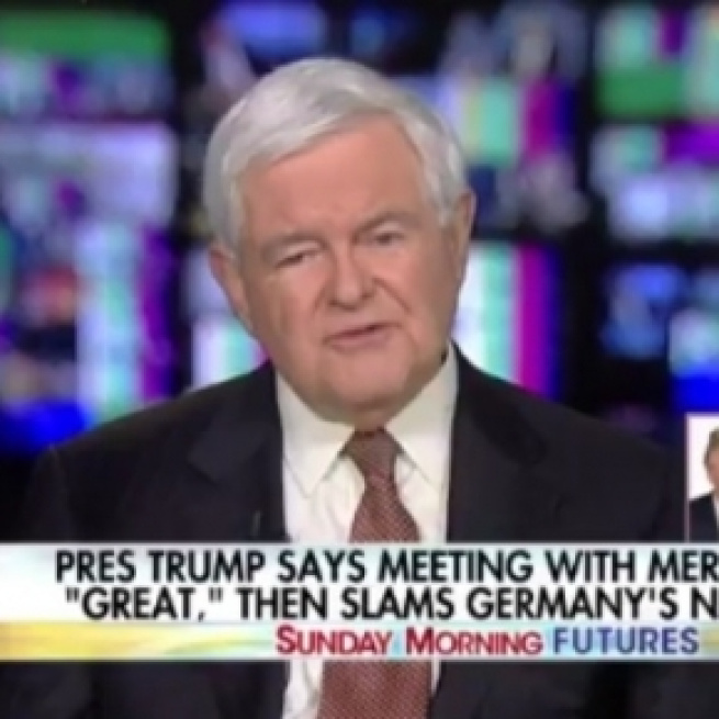 Newt Gingrich on Fox News, via Twitter