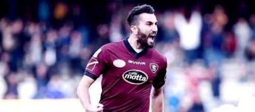 Massimo Coda, attaccante della Salernitana