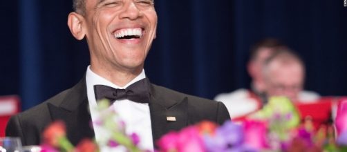 Obama himself clearly had some strong comedic chops of his own / Photo via White House Correspondents' Dinner: We'll miss Obama's comedy ... - cnn.com