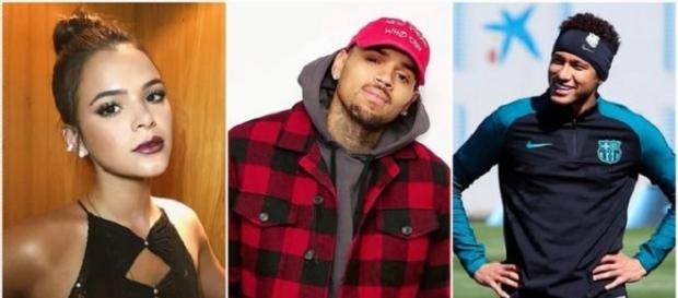 Neymar não gostou nada de ver Chris Brown seguindo sua namorada no Instagram Neymar não gostou nada de ver Chris Brown seguindo sua namorada no Instagram