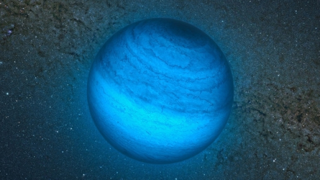 Rappresentazione artistica ipotetica del misterioso oggetto celeste.