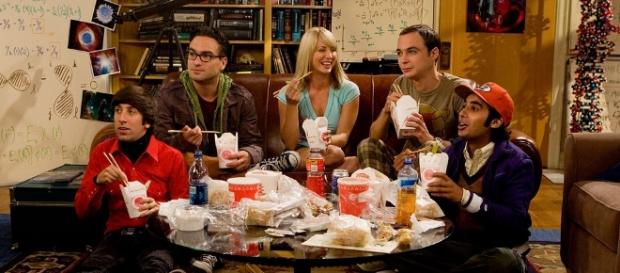 El cast original de The Big Bang Theory. El cast original de The Big Bang Theory.