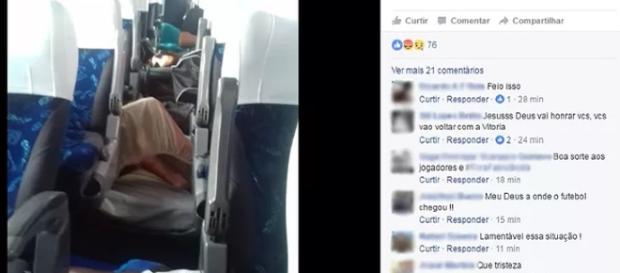 Jogadores da Barbarense tiveram que dormir não chão do ônibus. Jogadores da Barbarense tiveram que dormir não chão do ônibus.