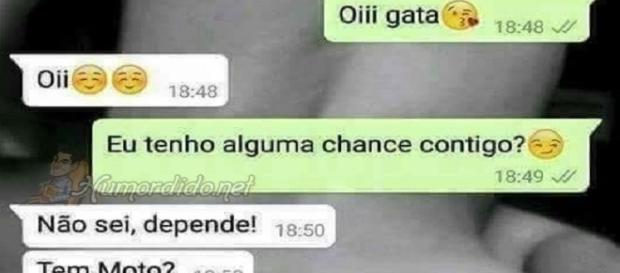 Mulher interesseira não esperava por essa resposta no WhatsApp Mulher interesseira não esperava por essa resposta no WhatsApp