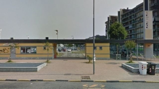 Il parcheggio di interscambio alla stazione Fermi, Collegno.