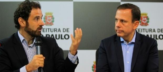Caio Megale e prefeito João Dória Caio Megale e prefeito João Dória