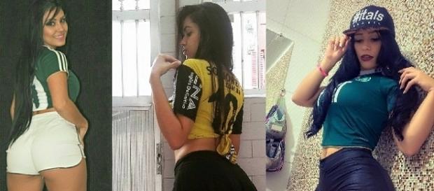 Gatas desfilam entre as fileiras de torcedores em jogos de futebol no Brasil Gatas desfilam entre as fileiras de torcedores em jogos de futebol no Brasil